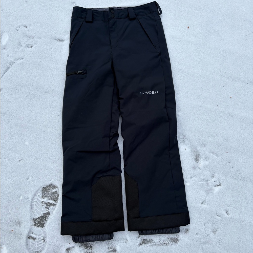 Spyder Snow Pants - Girls size 14 black mint condition